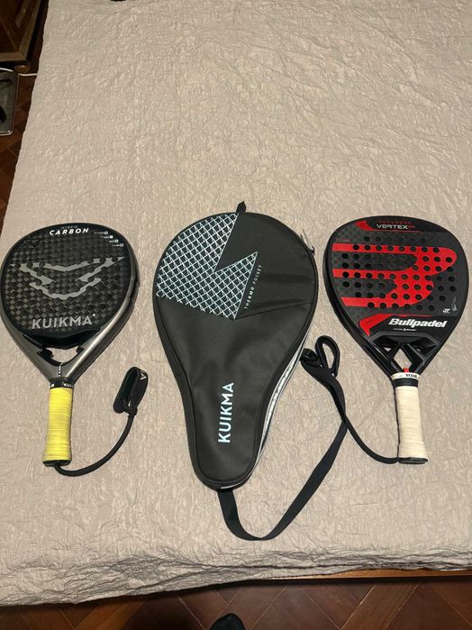 Raquetes Padel - Padel Vertex 04 2024 & Kuikma PR HYBRID CARBON