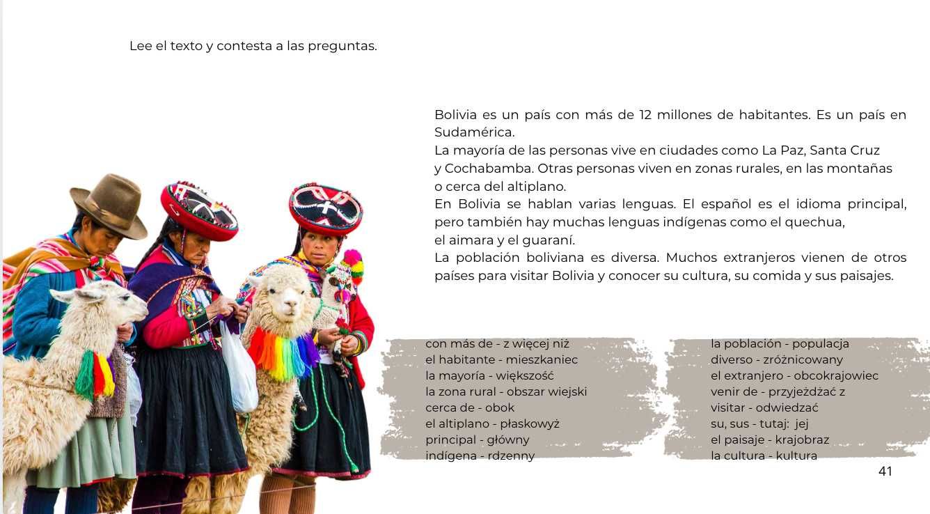 Hiszpański -  korepetycje online -  autorski program - poziomy A0-C1,