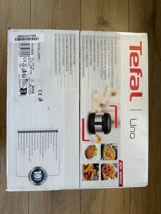 Frytkownica Tefal Uno srebrno-czarna TOMI-TECH