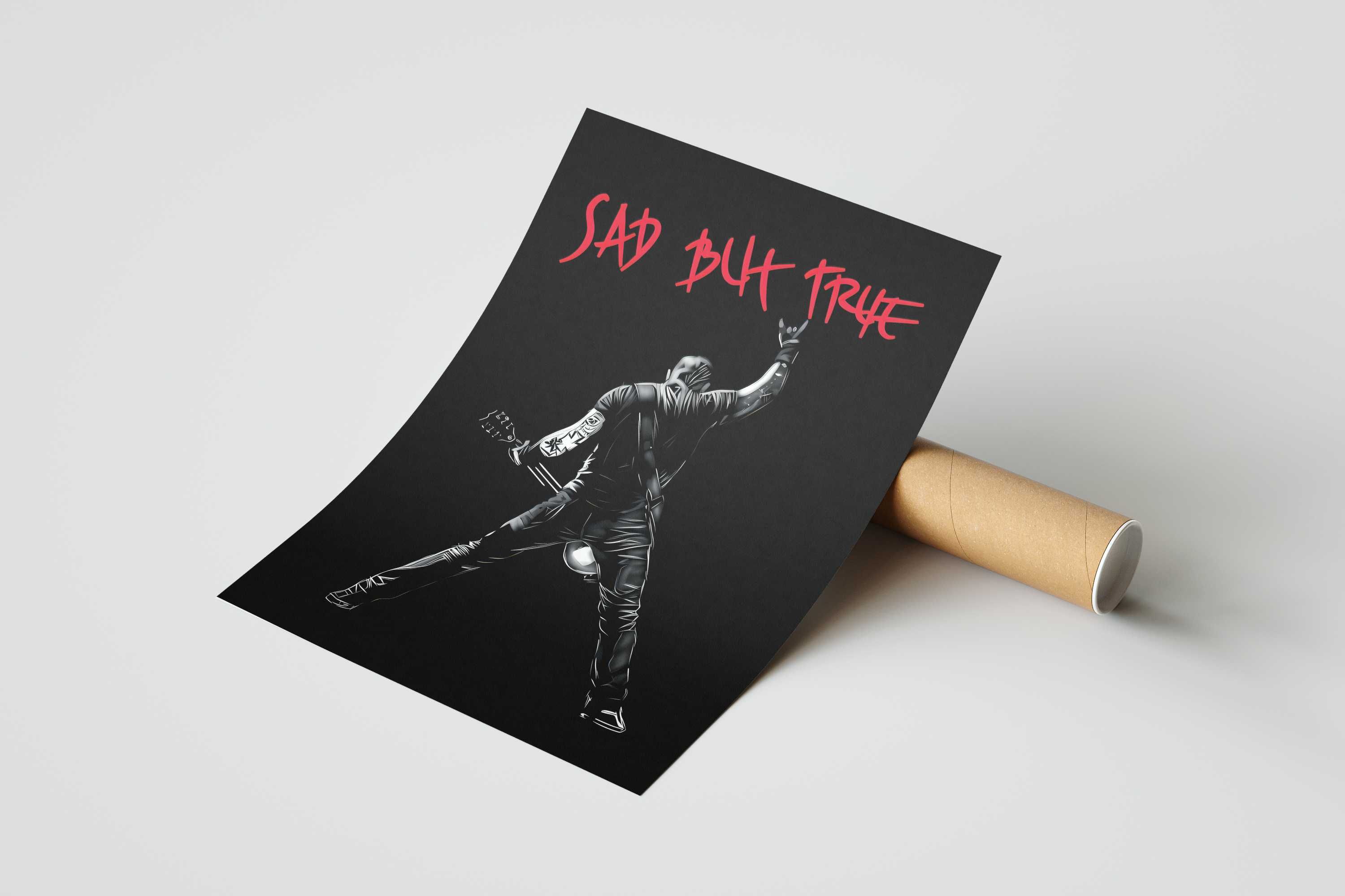 James Hatfield Metallica PLAKAT A3 Vintage - GRATIS