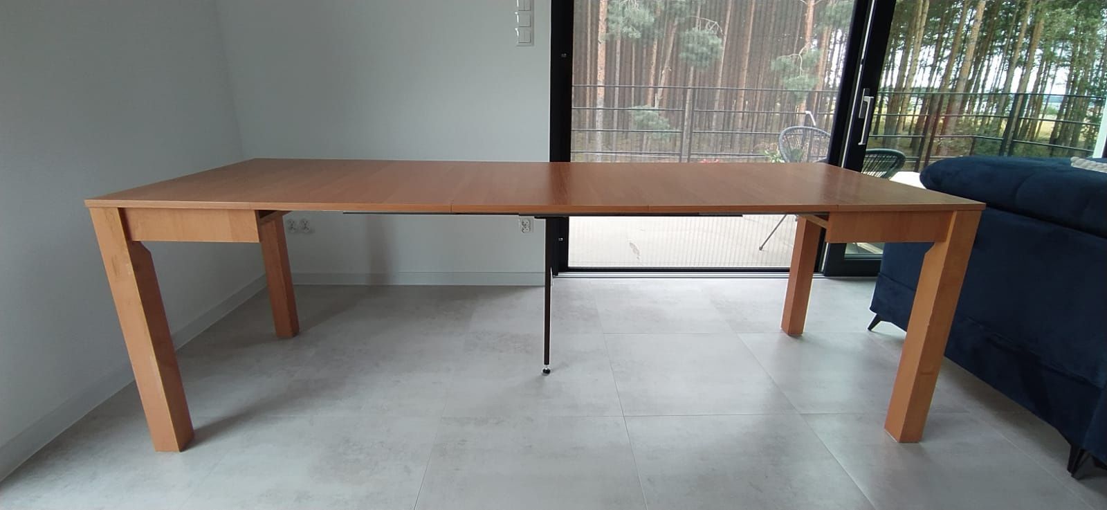 Stół rozkładany 80x80 do 230 cm (3 x wkładka 50 cm)