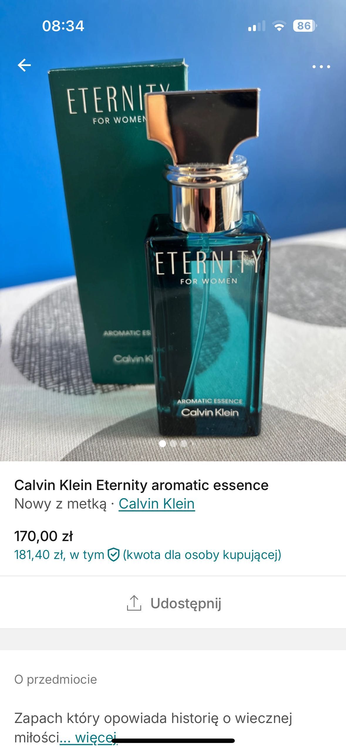 Calvin Klein Eternity Aromatic Essence