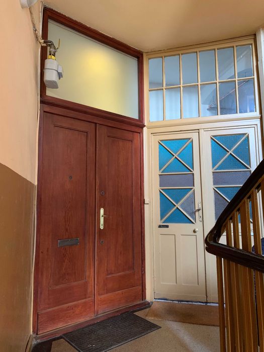 Drzwi wejściowe wewnętrzne, drewniane po demontażu sprzedam