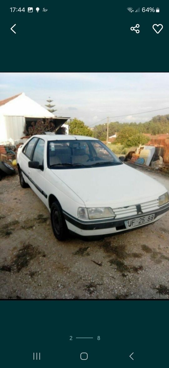 Peças peugeot 405 GR