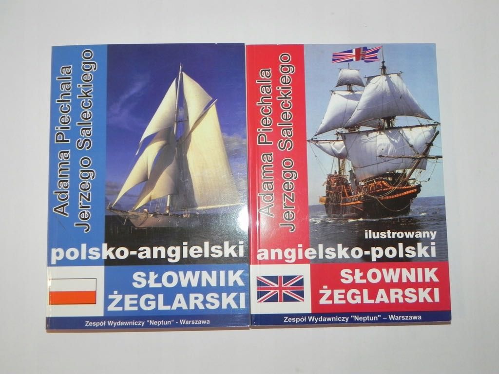 Ilustrowany angielsko-polski-polski słownik żeglarski Piechal, Salecki