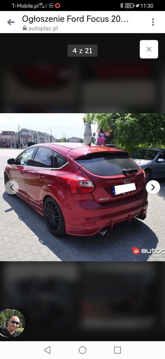 Ford Focus 1.6, 2011r, 150KM