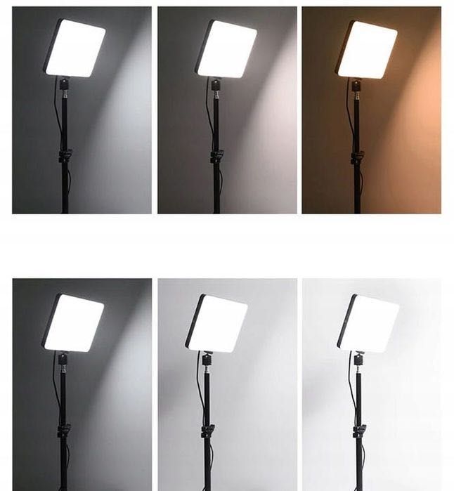 PROFESJONALNA LAMPA do Zdjęć ze Statywem 200cm STUDYJNA 50W