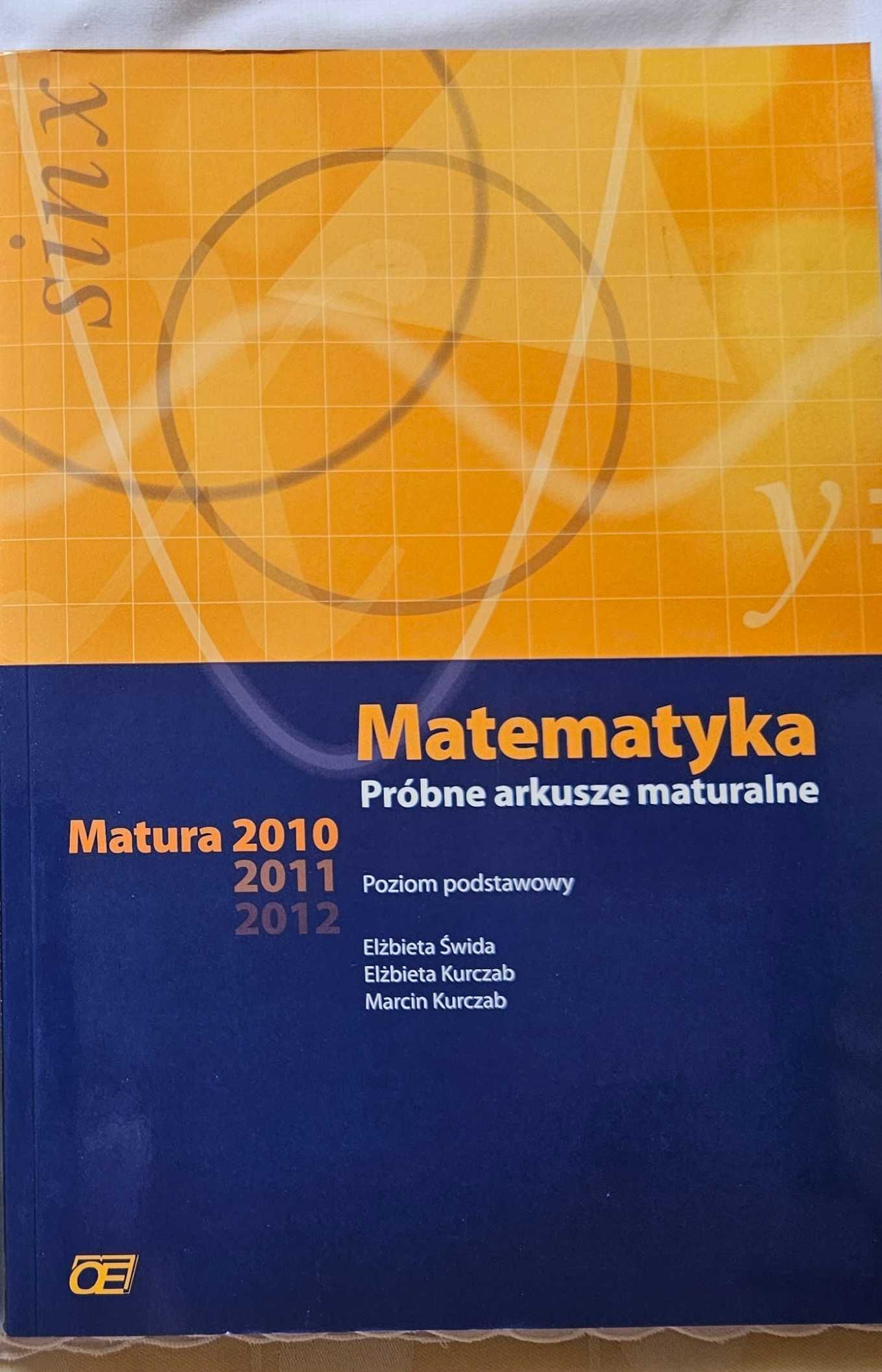 Matematyka testy do matury podst. i rozszerz. Operon i Pazdro