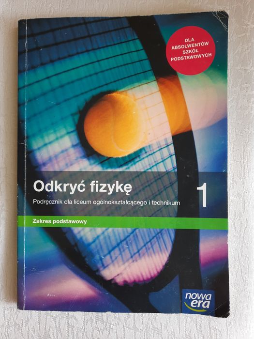 Podręcznik książka fizyka klasa 1 szkoły średniej
