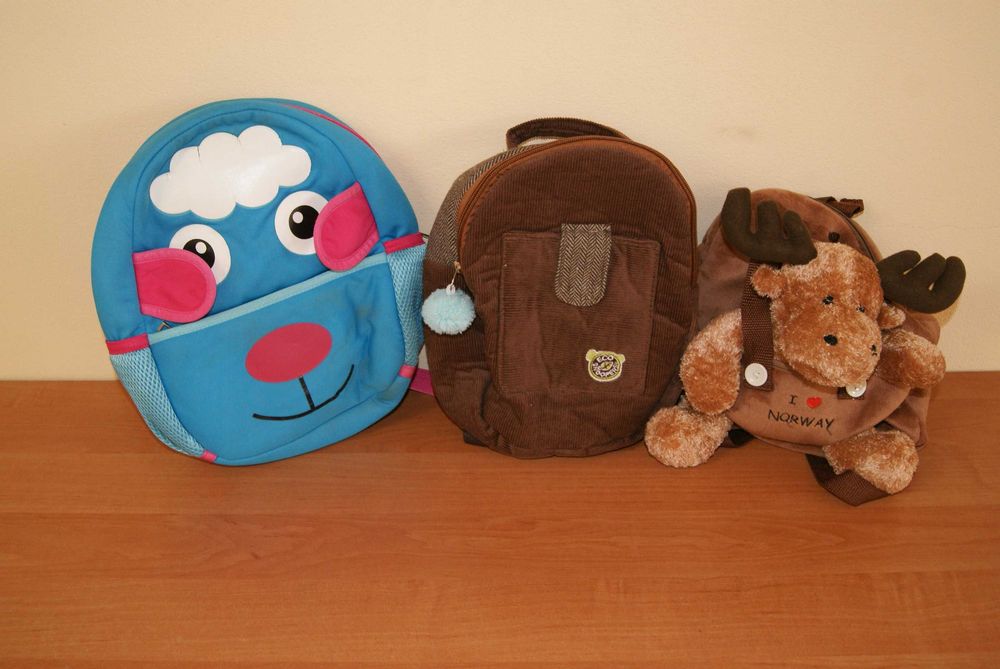 Zestaw 3 Małych Plecaków Dla Chłopca