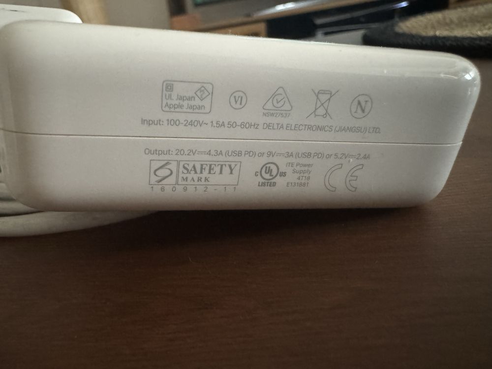 Carregador apple mac book pro usb c