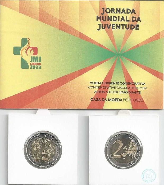 Moeda 2€ Jornada Mundial Juventude 2023