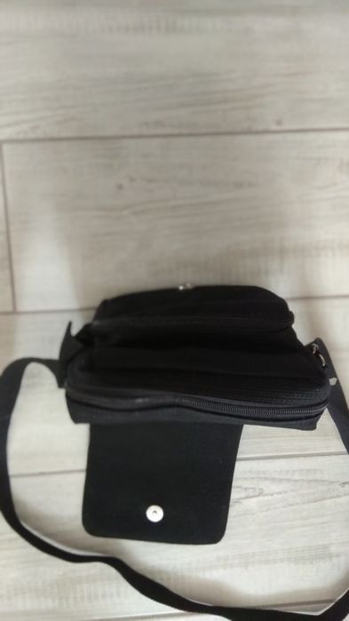 Torba listonoszka torebka czarna