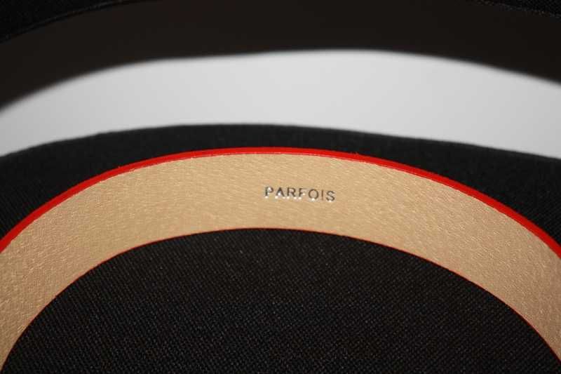 Cinto vermelho em pele da PARFOIS