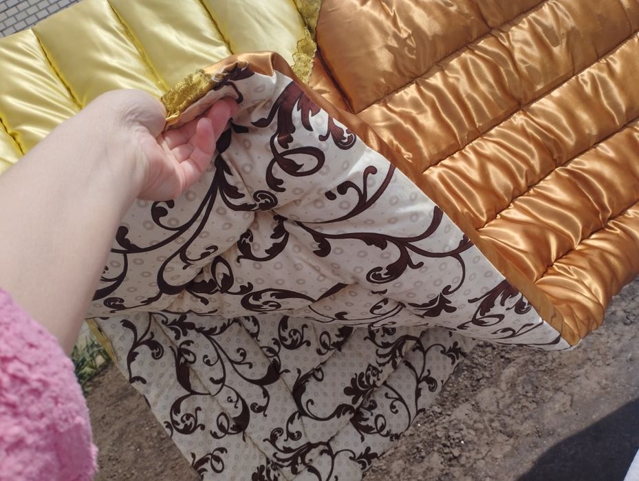 Покривало, одіяло тепле двохстороннє атлас- хб