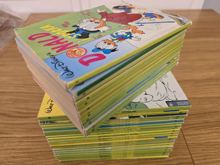 Oferta dla Konesera 34 szt. Komiksy Donald i Spółka  z roku 1991