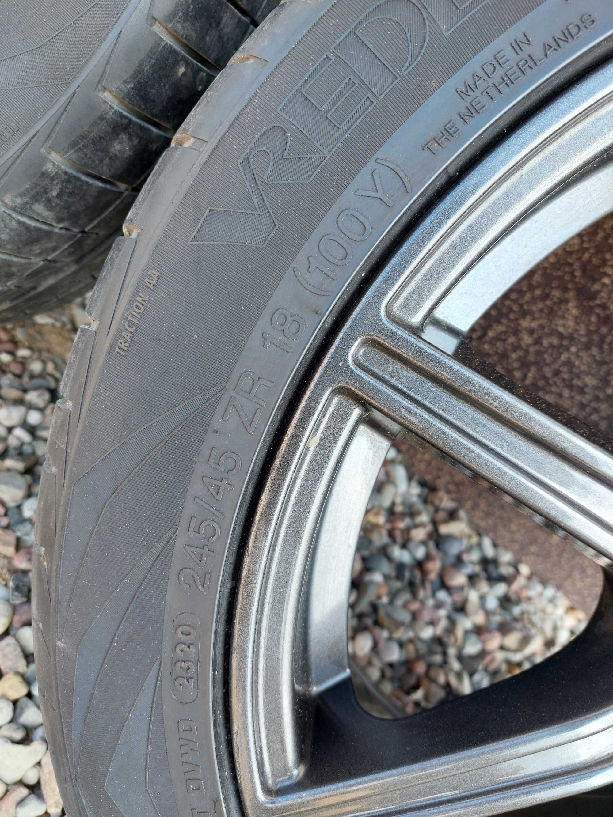 Koła aluminiowe 5x120 opony 245/45R18