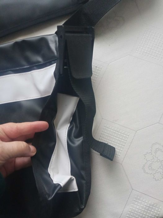 Rob Robinson czarna torba do laptopa 34x37x13/ A4 tak