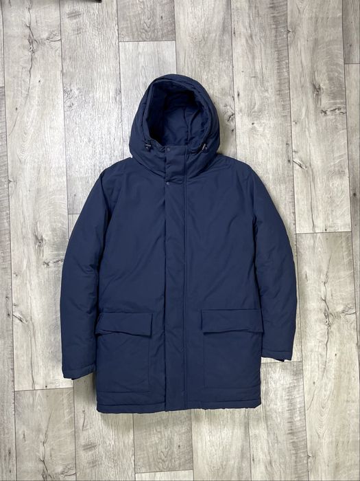 GAP куртка парка L размер зимняя синяя оригинал