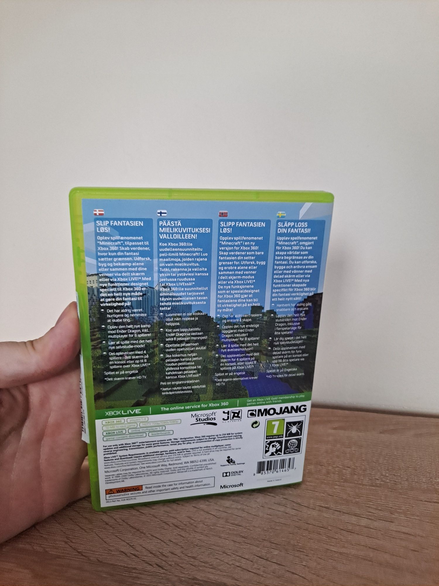 Minecraft XBOX 360 Stan Idealny