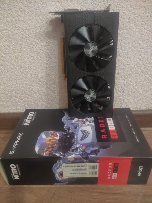Відеокарта AMD Radeon Nitro RX470 OC