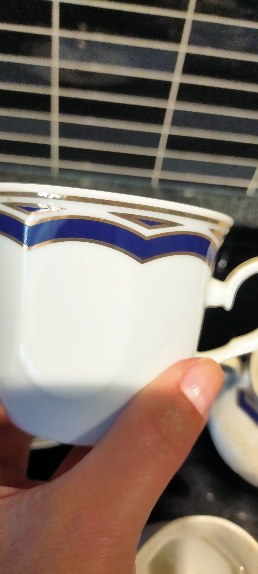 Conjunto para chá em porcelana
