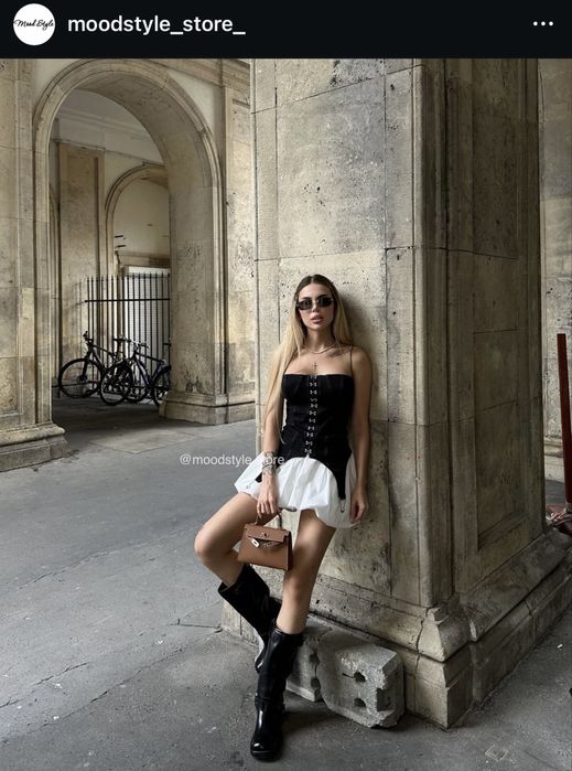 черный корсет, размер S, бренд: moodstyle_store_