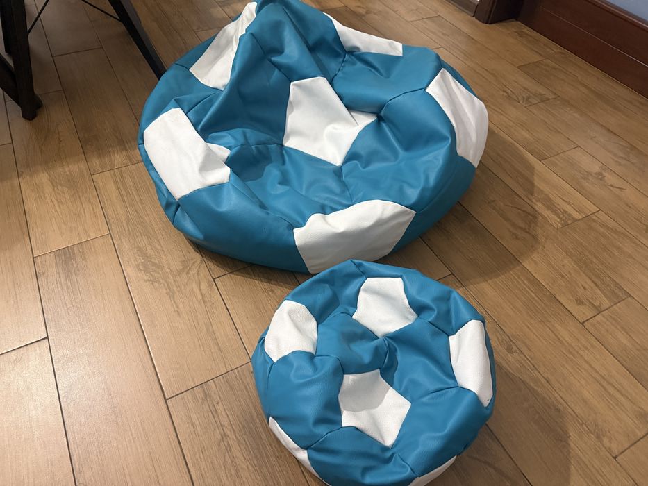 Pufa pilka plus podnóżek