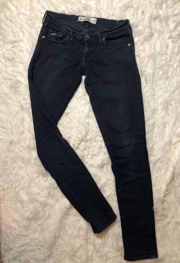 Spodnie rurki jeansy Hollister rozmiar S M W26 L31