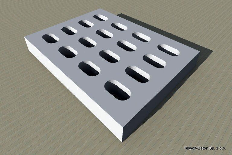 Płyta Jomba pojedynczo zbrojona (typ 2)