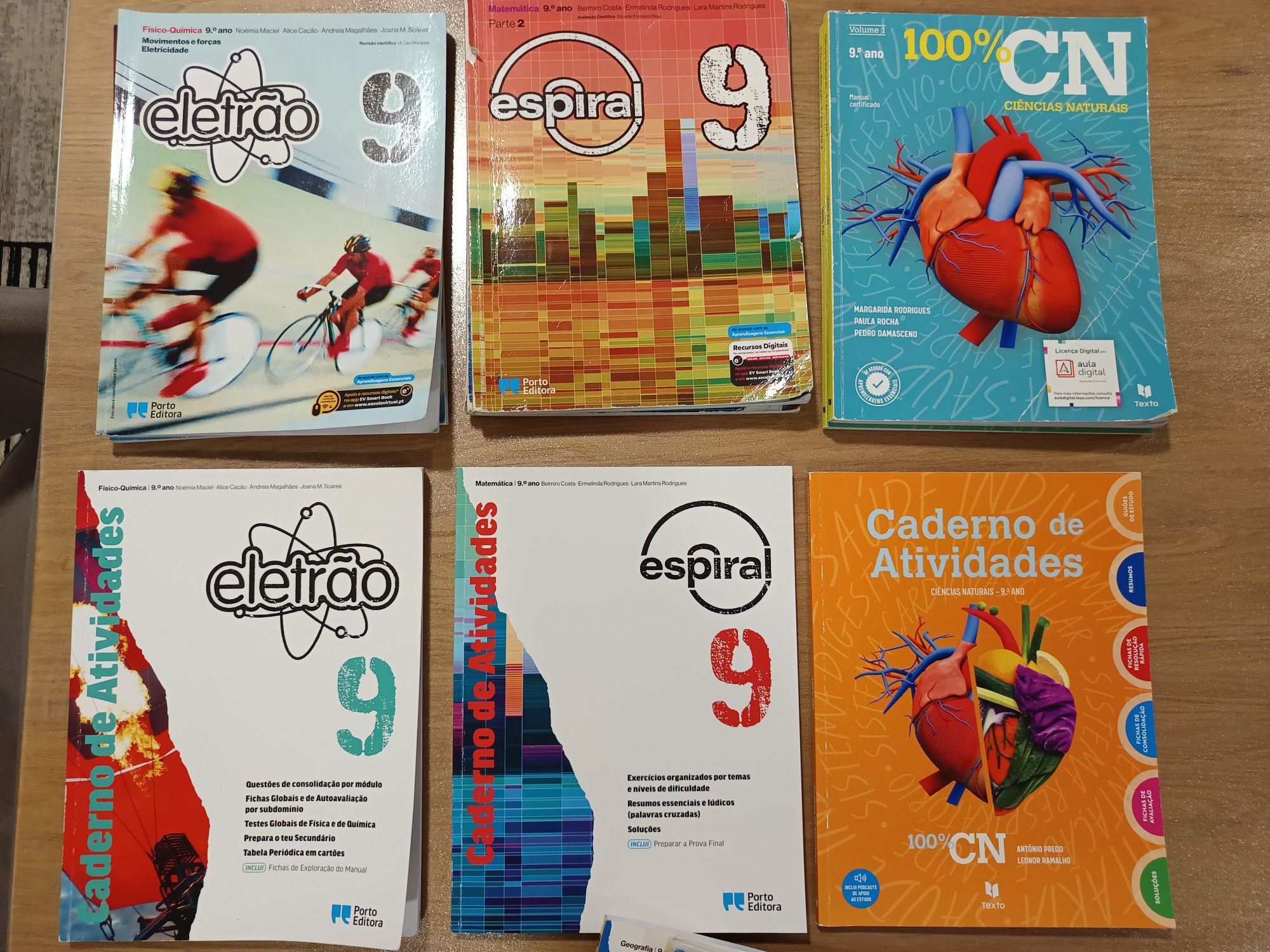 Livros escolares 9 ano