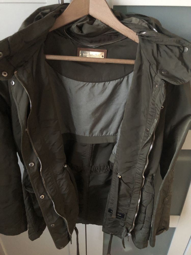 Kurtka damska wiosenna lekka Massimo Dutti L kolor khaki