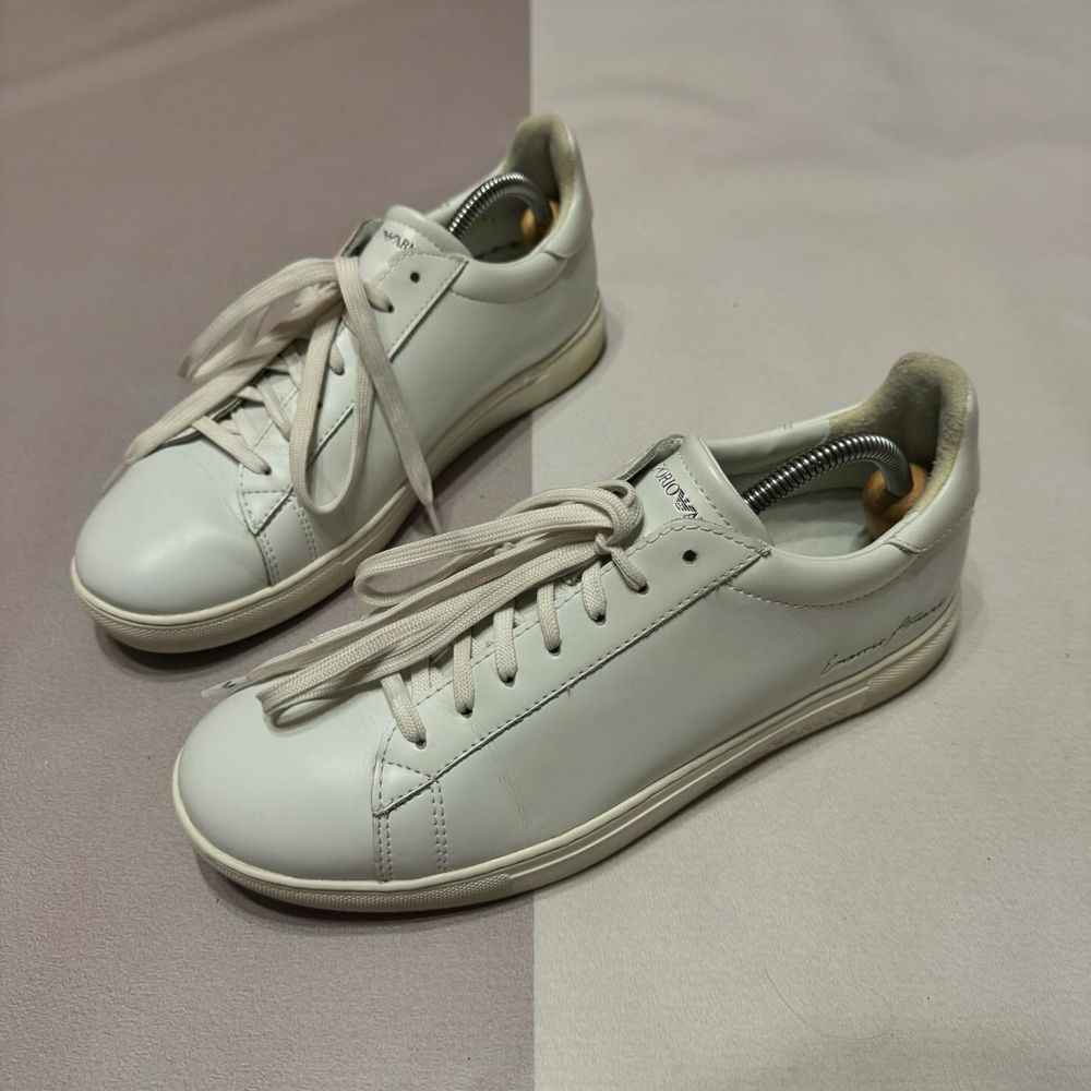 Кросівки шкіряні Armani білі Force Emporio 42 розмір