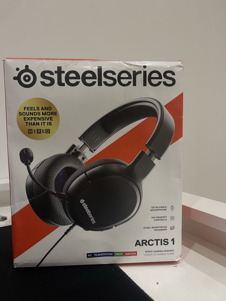 Геймерські дротові навушники SteelSeries Arctis 1