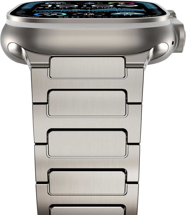 NewWays 49/46/45/44/42mm tytanowy metalowy pasek do iWatch Ultra 3/2/1