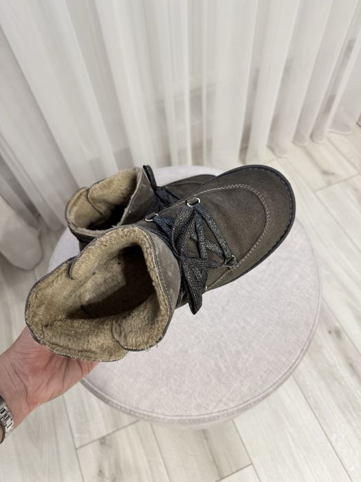 Угги з натуральної замші та вовни, 40 р.