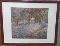 Dois quadros com gravuras Monet
