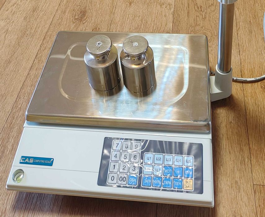Весы CAS AP1M, rs232, 15кг, новые