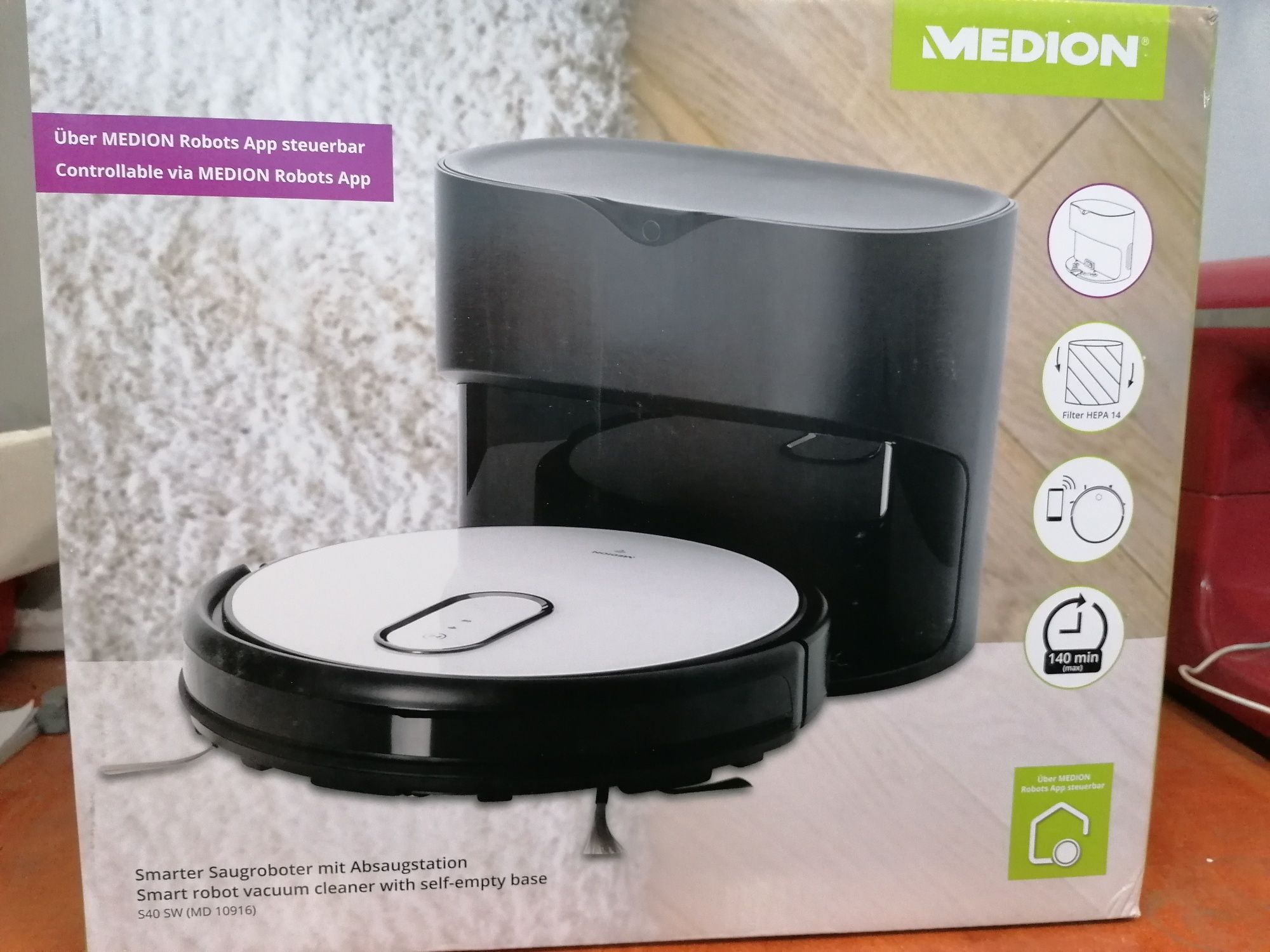 Odkurzacz samojezdny medion. MD 10916