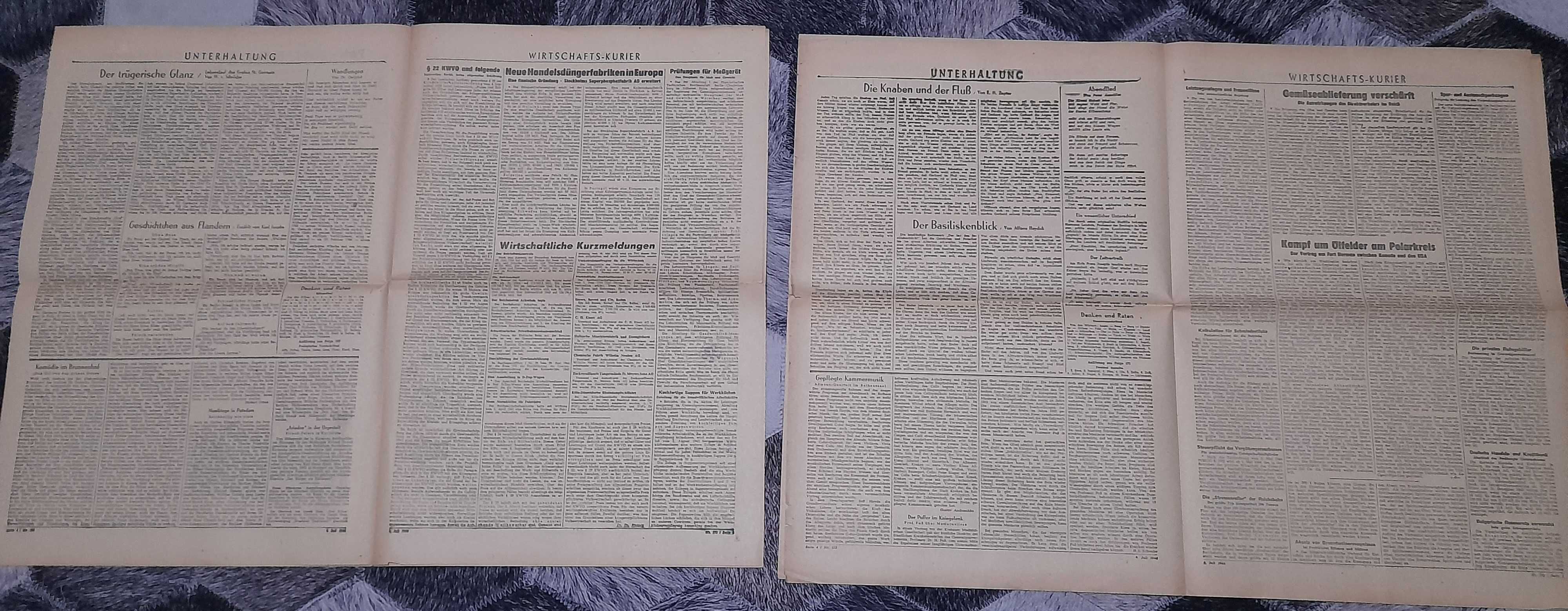 gazety Krakauer Zeitung 1944 Generalna Gubernia okupacja II Wojna