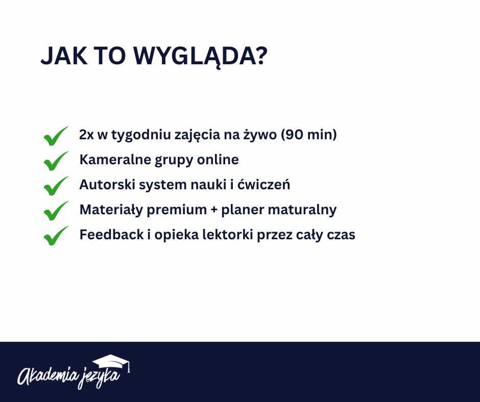 Kurs MATURA ANGIELSKI ONLINE – przygotowanie do MATURY 2026