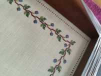 Tabuleiro Novo com bordado 55x35