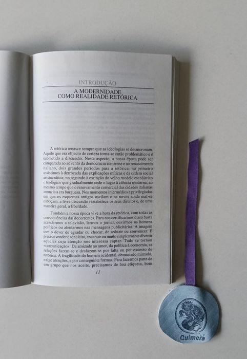 Questões de retórica: Linguagem, razão e sedução.