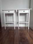 Stolik nocny Ikea Hemnes biały