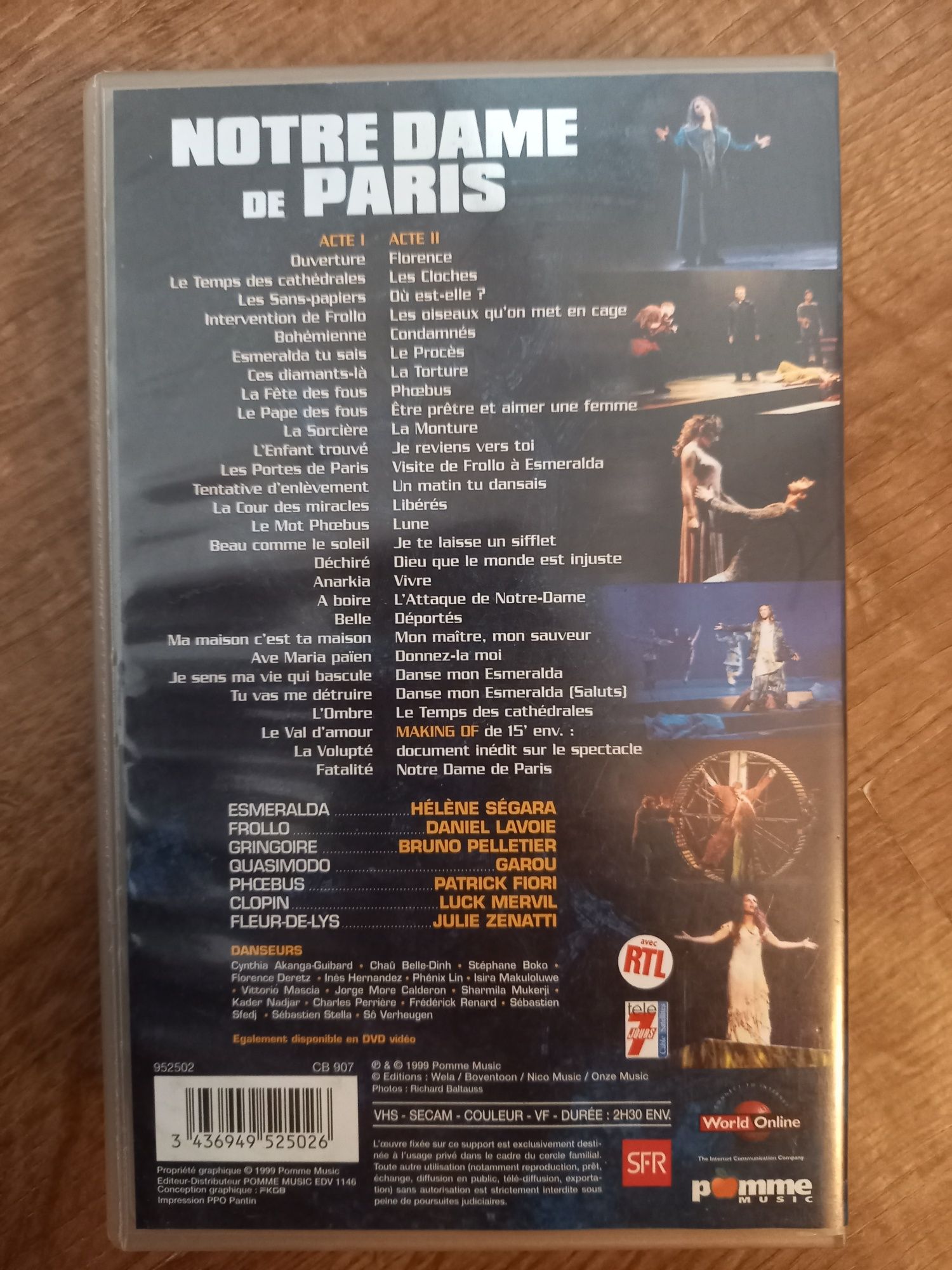 Notre Dame de Paris. Musical [VHS]