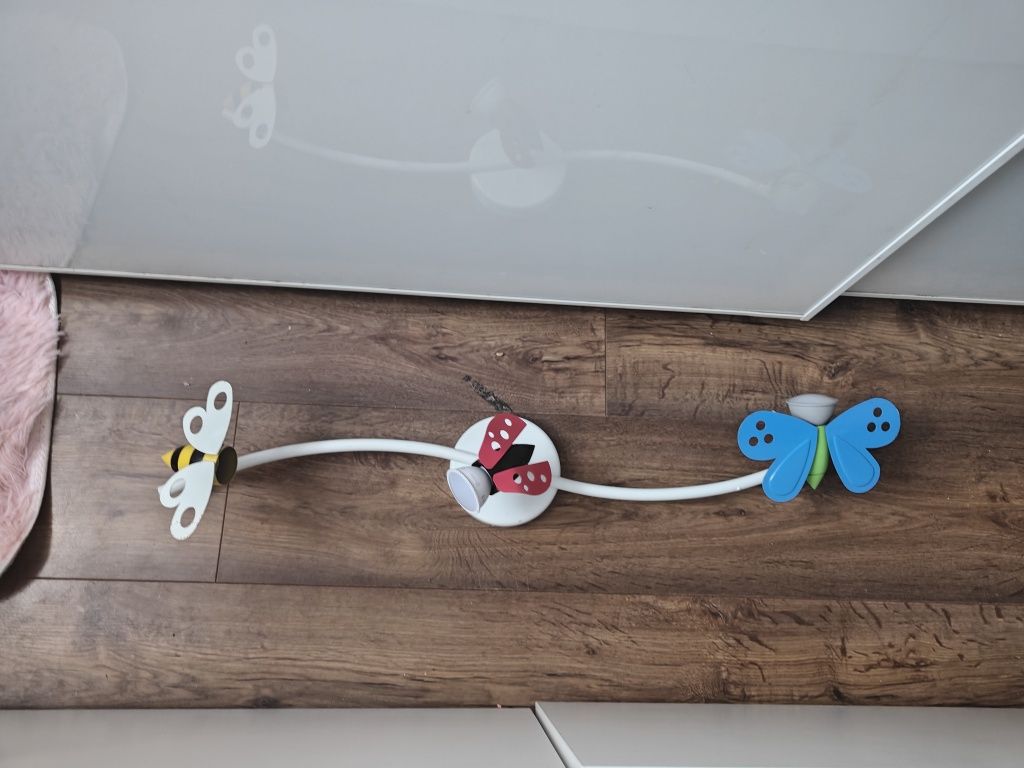 Lampa sufitowa kinkiet żyrandol owady motyl biedronka dziecięca ikea