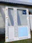 Sprzedam drzwi Pcv nowe 210*160 z klamka w komplecie