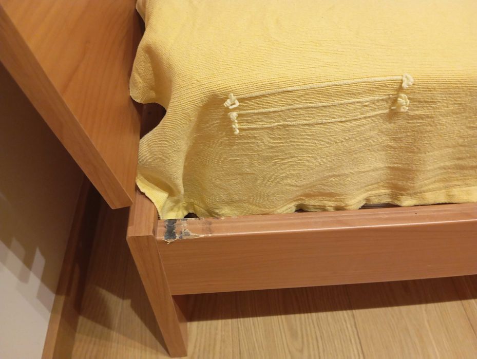 Quarto Completo – 2 Beliches + Secretária + Camiseiro (cor: cerejeira)