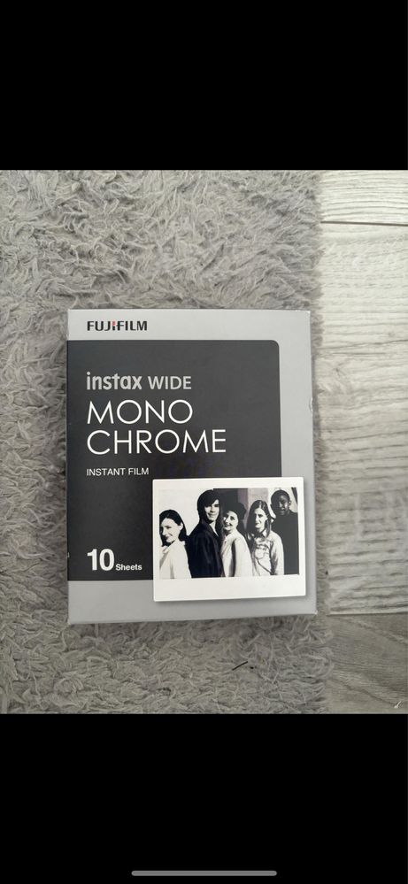 Instax wide monochrome