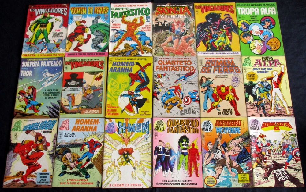 Livros BD Grandes Heróis Marvel Série I